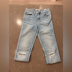 levis high rise super skinny